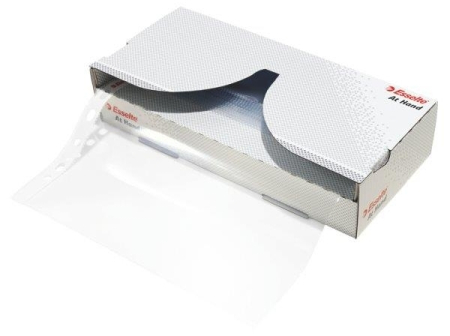 File de protectie  - Dispencer cu folii de protectie, 40folii/set, ESSELTE - cristal