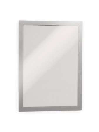 Comunicare si prezentare - Display magnetic Durable Duraframe, A4, argintiu, 2 bucati/set