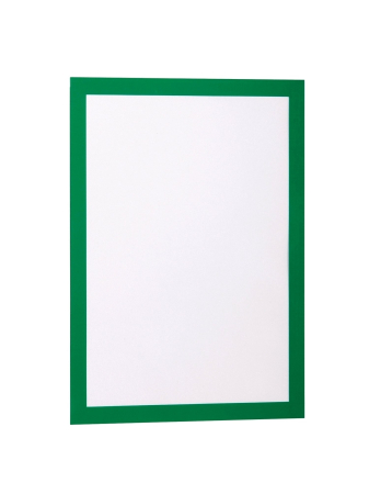 Comunicare si prezentare - Display magnetic Durable Duraframe, A4, verde, 2 bucati/set