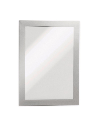 Comunicare si prezentare - Display magnetic Durable Duraframe, A5, argintiu, 2 bucati/set