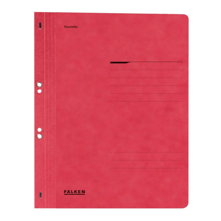 Organizare si arhivare - Dosar cu gauri 1/1 Lux Falken, carton, 250 g/mp, rosu