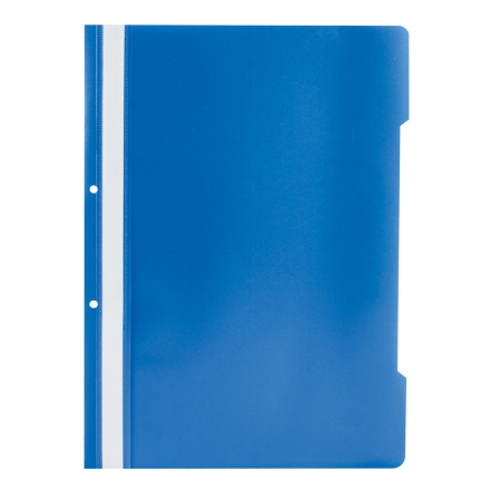 Organizare si arhivare - Dosar cu sina si 2 perforatii Noki, albastru, 25 bucati/set