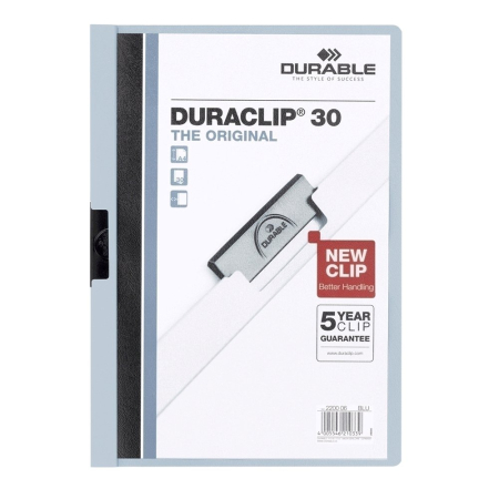 Organizare si arhivare - Dosar de prezentare Durable Duraclip, 30 coli, albastru