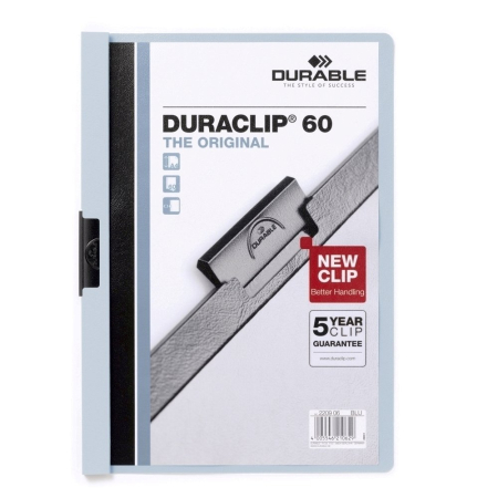 Organizare si arhivare - Dosar de prezentare Durable Duraclip, 60 coli, albastru