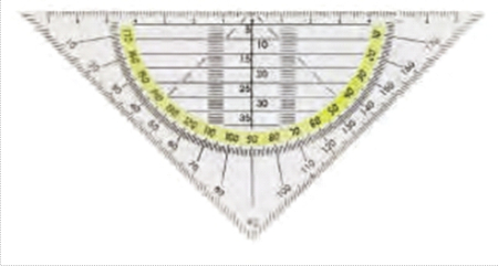 Rechizite scolare - Echer 16 cm, cu raportor 180 grade, plastic transparent, ALCO