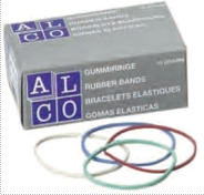 Accesorii pentru birou - Elastice pentru bani,   50g/cutie, D 85 x 1,5mm, ALCO
