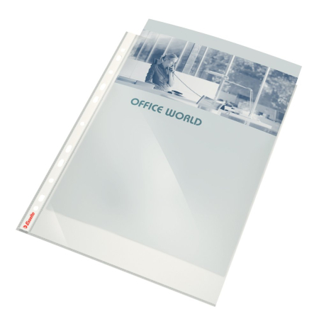 File de protectie  - Folie de protectie Esselte, A4, cristal, 55 microni, set de 10 buc