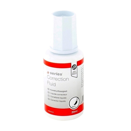 Instrumente de scris si corectura - Fluid corector A-series, 20ml, pe baza de solvent, aplicator cu pensula