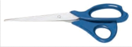 Accesorii pentru birou - Foarfeca otel,  ergonomica, 21.5cm, ALCO