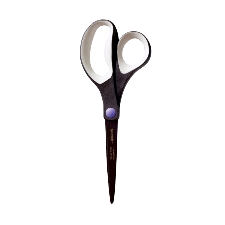 Accesorii pentru birou - Foarfeca Scotch, Titanium, antiaderenta, 20 cm, negru