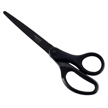 Accesorii pentru birou - Foarfece LEITZ Titanium Non-stick, 180 mm - negru
