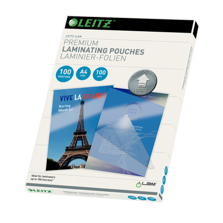 Accesorii indosariere si laminare - Folie Leitz UDT pentru laminare la cald, A4, 100 microni