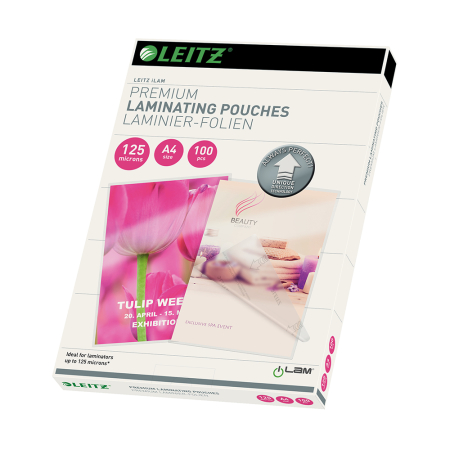 Accesorii indosariere si laminare - Folie Leitz UDT pentru laminare la cald, A4, 125 microni