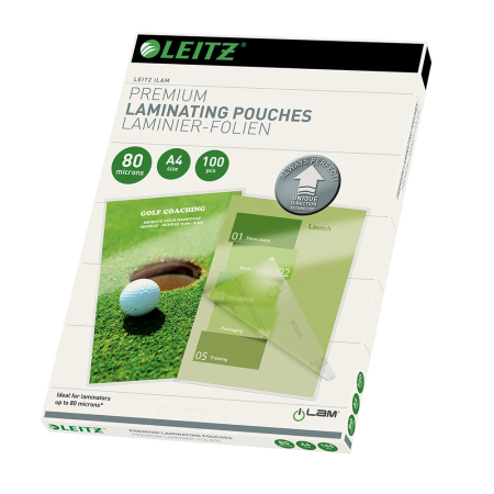 Accesorii indosariere si laminare - Folie Leitz UDT pentru laminare la cald, A4, 80 microni