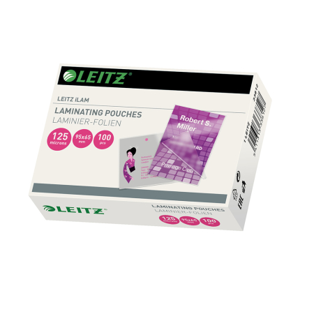 Accesorii indosariere si laminare - Folie Leitz MINI pentru laminare la cald, 65x95, 125 microni