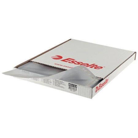 Organizare si arhivare - Folie protectie pentru documente,  55 microni, 100folii/set, ESSELTE - cristal