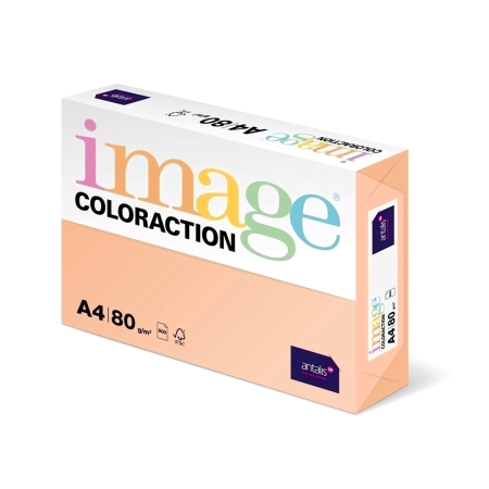 Articole din hartie - Hartie color Coloraction, A4, 80 g/mp, somon-Savana, 500 coli/top