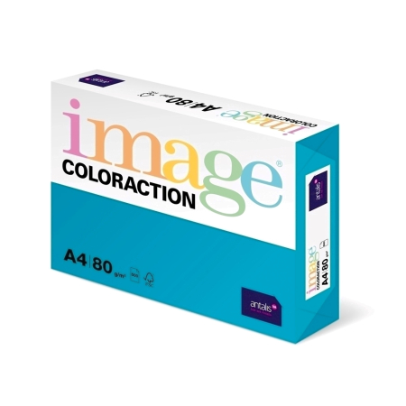 Articole din hartie - Hartie color Coloraction, A4, 80g/mp, bleu ciel-Lisbon, 500 coli/top