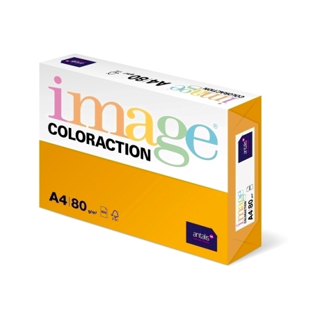 Articole din hartie - Hartie color Coloraction, A4, 80g/mp, portocaliu, 500 coli/top