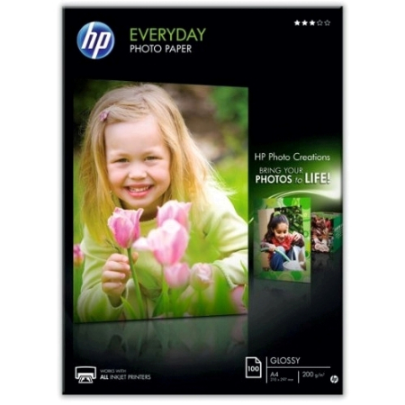 Articole din hartie - Hartie foto HP Q2510A Glossy, A4, 200 g/mp