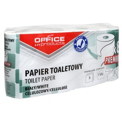 Hartie igienica - Hartie igienica alba Premium, 15m - 3 straturi, 8 role/bax, Office Products