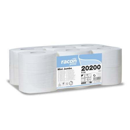 Produse curatenie pentru birou - Hartie igienica Celtex, Mini Jumbo 20200, 2 straturi, alba, 120 m, 12 role/set