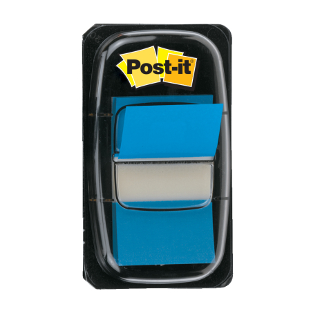 Organizare si arhivare - Index Post-it® Clasic,  25.4 x 43.2 mm, albastru