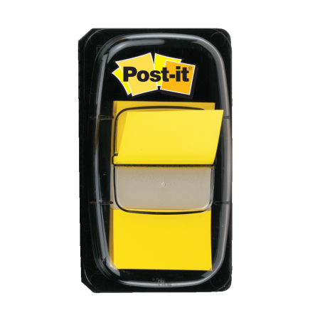 Organizare si arhivare - Index Post-it® Clasic,  25.4 x 43.2 mm, galben