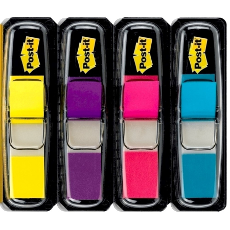 Organizare si arhivare - Index Post-it® Mini,  11.9 x 43.2 mm, 4 culori/set