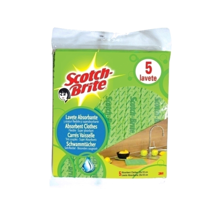Lavete - Lavete absorbante Scotch-Brite, 5 bucati/set