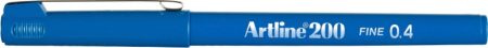 Instrumente de scris si corectura - Liner ARTLINE 200, varf fetru 0.4mm - albastru royal