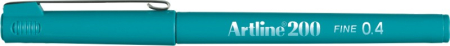 Instrumente de scris si corectura - Liner ARTLINE 200, varf fetru 0.4mm - turcoaz