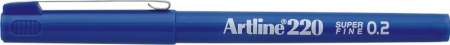 Instrumente de scris si corectura - Liner ARTLINE 220, varf fetru 0.2mm - albastru