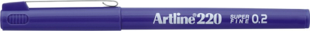 Instrumente de scris si corectura - Liner ARTLINE 220, varf fetru 0.2mm - mov