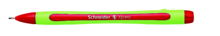 Instrumente de scris si corectura - Liner SCHNEIDER Xpress, rubber grip, varf fetru 0.8mm - rosu