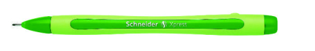 Instrumente de scris si corectura - Liner SCHNEIDER Xpress, rubber grip, varf fetru 0.8mm - verde