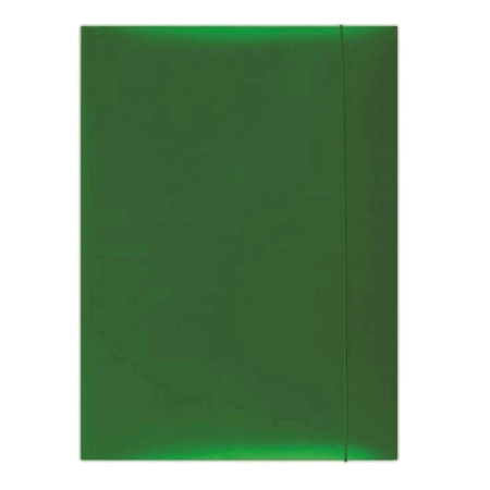 Organizare si arhivare - Mapa cu elastic Donau, carton plastifiat, verde