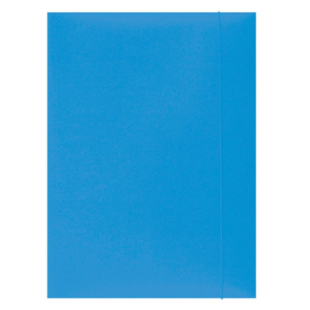 Organizare si arhivare - Mapa din carton plastifiat cu elastic, 300gsm, Office Products - bleu