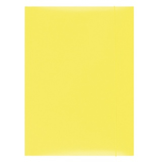 Organizare si arhivare - Mapa din carton plastifiat cu elastic, 300gsm, Office Products - galben