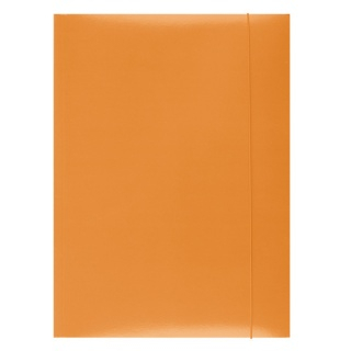 Organizare si arhivare - Mapa din carton plastifiat cu elastic, 300gsm, Office Products - orange
