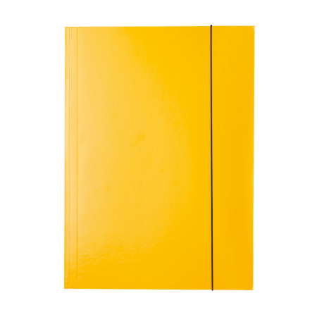 Organizare si arhivare - Mapa Esselte Economy din carton, cu elastic, galben
