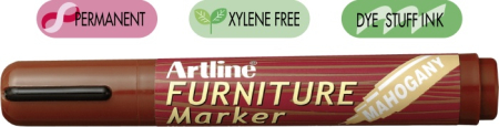 Instrumente de scris si corectura - Marker ARTLINE 95, pentru mobilier din lemn (retusuri), corp plastic, varf tesit 2.0-5.0mm - mahon