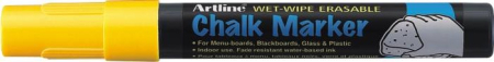 Instrumente de scris si corectura - Marker cu creta ARTLINE, pentru table de scris, varf 4.0mm - galben