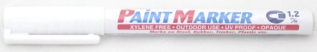 Instrumente de scris si corectura - Marker cu vopsea ARTLINE 440XF, corp metalic, varf rotund 1.2mm - alb