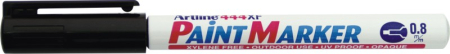 Instrumente de scris si corectura - Marker cu vopsea ARTLINE 444XF, corp metalic, varf rotund 0.8mm - negru