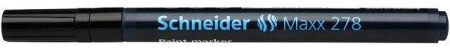 Instrumente de scris si corectura - Marker cu vopsea SCHNEIDER Maxx 278, varf rotund 0.8mm - negru