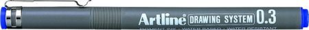 Instrumente de scris si corectura - Marker pentru desen tehnic ARTLINE, varf fetru 0.3mm - albastru