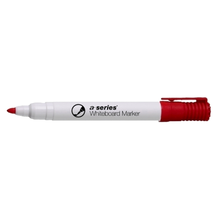 Instrumente de scris si corectura - Marker pentru tabla A-series, varf rotund, 2 mm, rosu