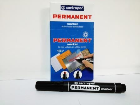 Instrumente de scris si corectura - Marker permanent Centropen 8566, negru
