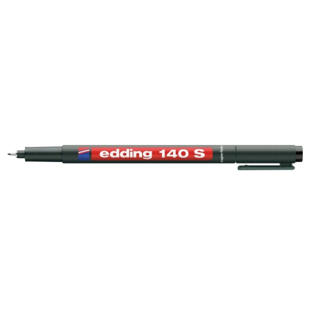 Instrumente de scris si corectura - Marker permanent Edding OHP 140S, corp plastic, varf rotund, 0.3 mm, negru